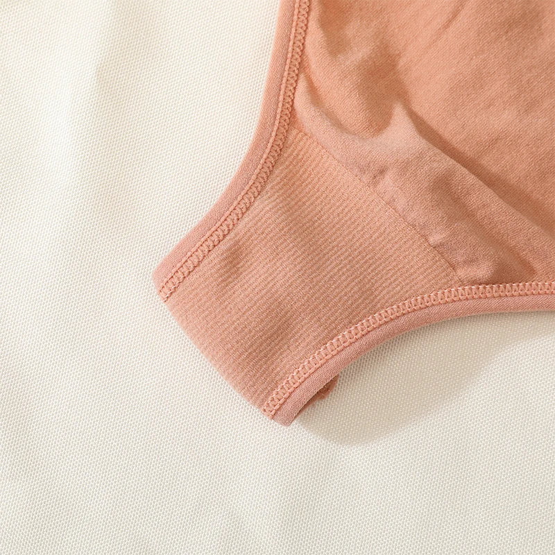 Women Push-Up Bra And Panties Set Sexy Lingerie V-neck Non-wire Bralette with Removable Pads Seamless Crop Top High Waist Thong