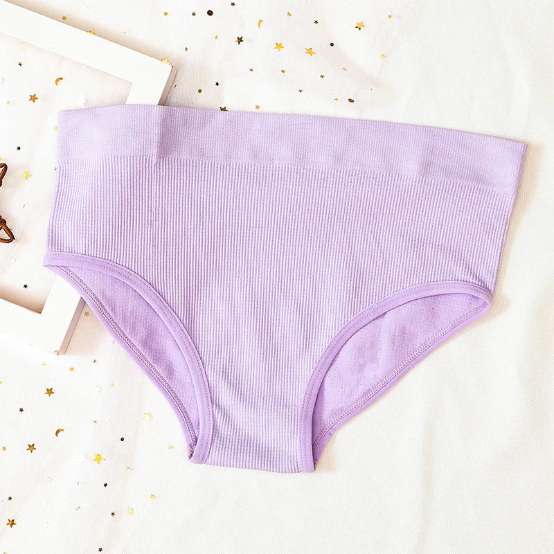 1PC Seamless Panties Women Sexy High Waist Brief Hip Lift Underwear Female Underpants Shaperwear High Rise Panties Lingerie M-XL