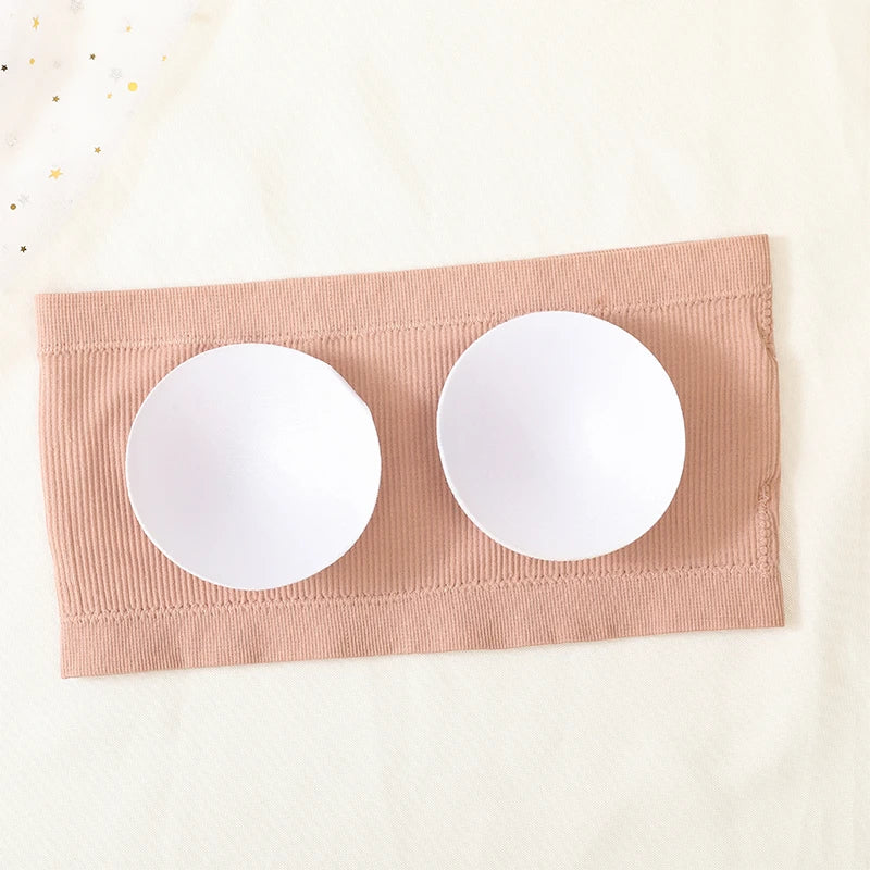 Women Strapless Bra And Panties Set Bandeau Bra High Waist Thong Seamless Underwear Sexy Tube Bra Female Sexy Lingerie Set M-XL
