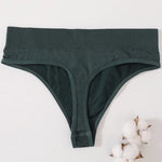 1PC/2PCS Women High Waist Panties Thongs High-Leg Cut Panty Ladies Daily & Fitness Underpant Seamless Underwear Panties M-XL