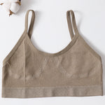 Women Sports Bra Tube Top Push-Up Bra Padded Crop Top Seamless Underwear Female Streetwear Tank Tops Removable Pads Camisole