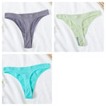 3PCS/Set Seamless G-string Panties Women Underwear Female Underpants Low Waist Thong Sexy Lingerie Seamless Sports Panties