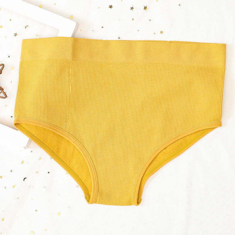 1PC Seamless Panties Women Sexy High Waist Brief Hip Lift Underwear Female Underpants Shaperwear High Rise Panties Lingerie M-XL