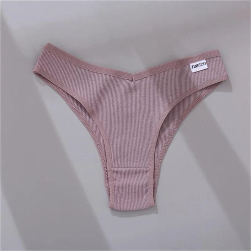 Sexy V Waist Cotton Panties for Women Female Brazil Underpants Ladies Low Rise Briefs Underwear Breathable Girls New Lingerie