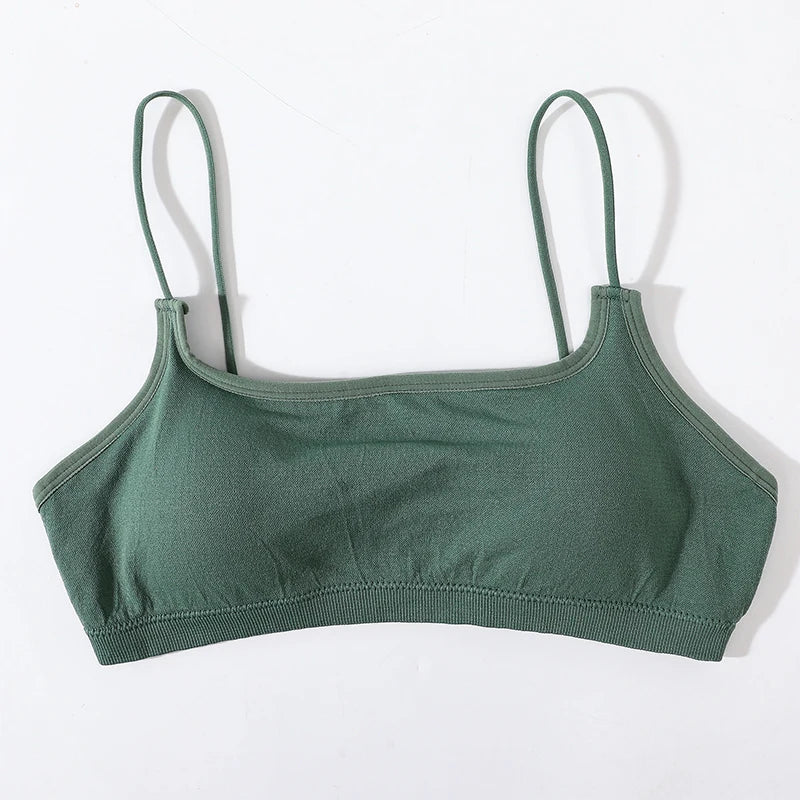 Seamless Bra Tube Tops Women Sexy Underwear Low Back Square Neck Lingerie Backless Bandeau Sexy Removable Pads Tube Bras