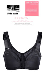 Womens Lace Bra Bralette Black Sexy Lingerie Wire Free Underwear Tops Minimizer Plus Size Brassiere BH 36-56 A B C D E F G H Cup