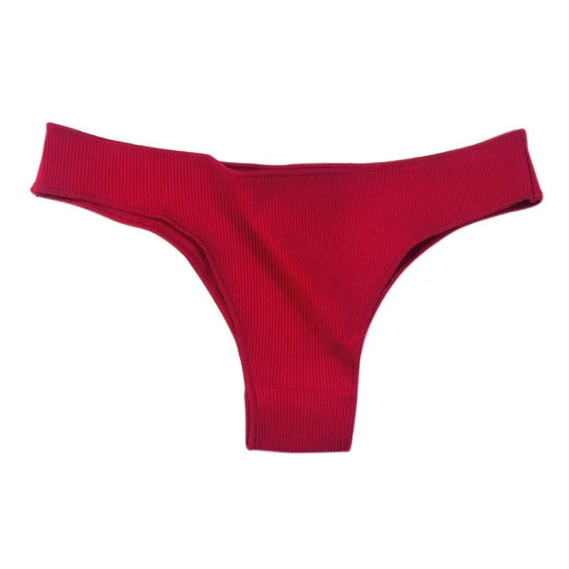4Pcs/Set Cotton Panties Women Breathable Briefs Soild Underwear Female Underpants Low Waist Brazilian Panty Sexy Lingerie M-XL
