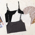 Women Top Female Crop Top Sexy Bralette Top Tee Streetwear Basic Tank Camis Adjustable Strap Seamless Underwear
