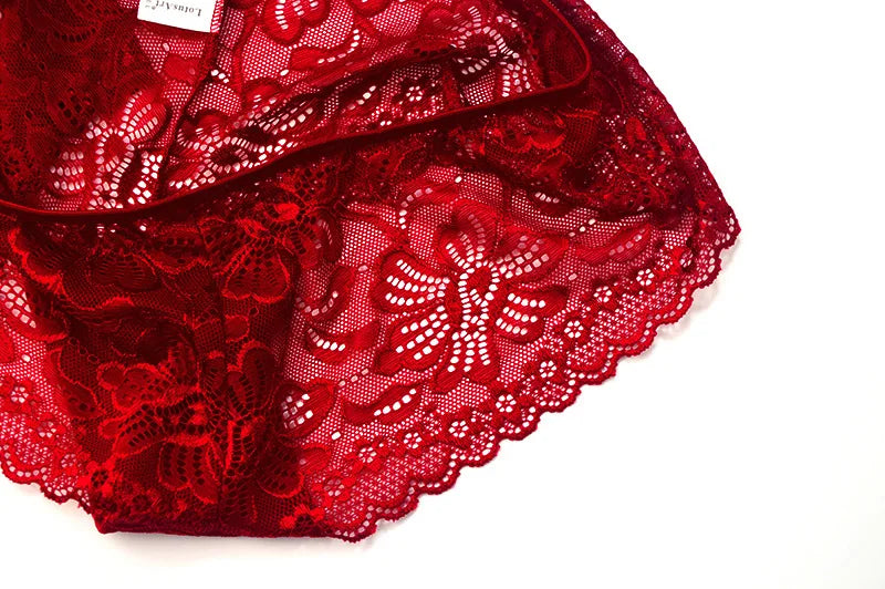 1PC Sexy Panties for Woman Sexy Underwear Breathable Lace Lingerie Female Briefs Comfy LacePantys Transparent Female Underpants