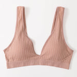 Seamless Bras For Women Push Up Bra V-Neck Bra Tops Female Non-wire Brassiere Sports Underwear Backless Sexy Lingerie S-XL