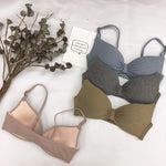 Push Up Bra Wire Free Bras For Women Sexy Padded Bralette A B Cup Bra Female Brassiere Seamless Underwear Ladies Lingerie