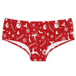 Christmas Theme Printing Women's Underwear Sexy Low-Waist Panties Temptation Wrap Buttocks Underpants Seamless Female Briefs