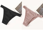 2PCS/Set Seamless Women Brazilian Panties Female Underpants High Leg Cut Underwear Sexy Lingerie Bikini Sports Briefs M-L