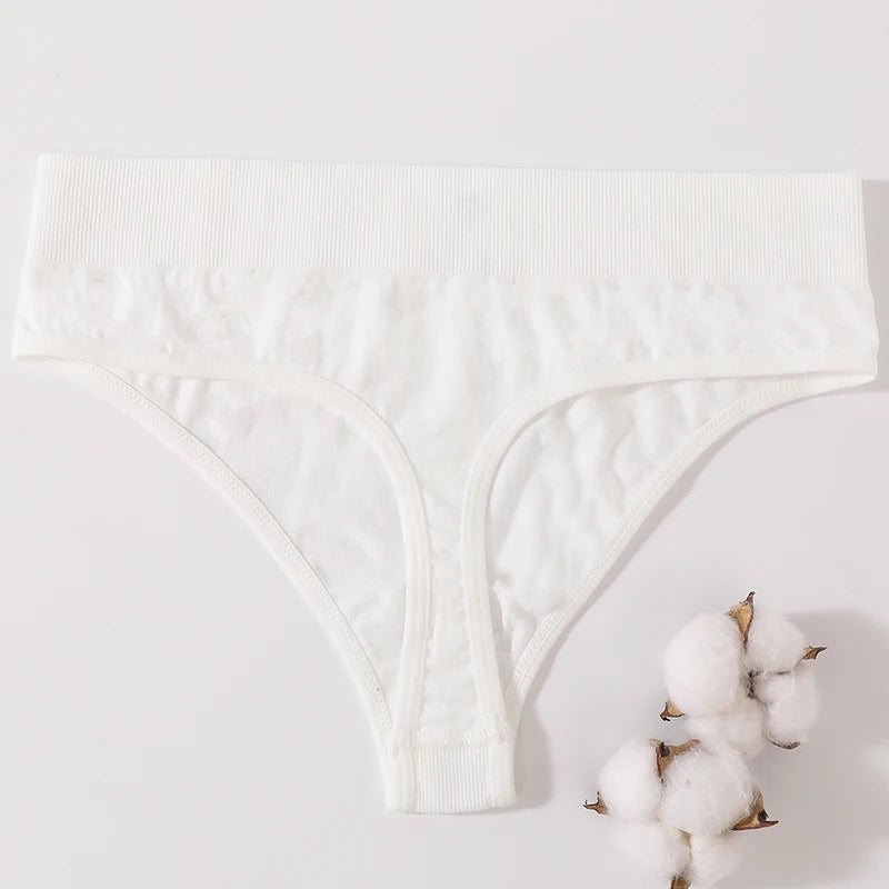 2Pcs/Set Women Panties High Waist Panties Sexy Bodyshaper Thongs Female Underpants Seamless Underwear Sports G-string Intimates