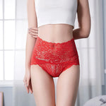 Sexy Lace Shapers Panties Europe Women Seamless Hip Raise Slimming Tummy Control Briefs Transparent 3XL Plus Size Lingerie