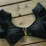Two-Pieces Women Floral 2025 Push-Up Padded Bra Ruffles Bandage Bikini Set Swimsuit Swimwear Bathing Suit Beachwear Biquini