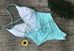 2026 V Neck Scrunch Butt Female Swimwear One Piece Swimsuit Women Backless Monokini Sexy High cut Bathing Suit Swim Bodysuit