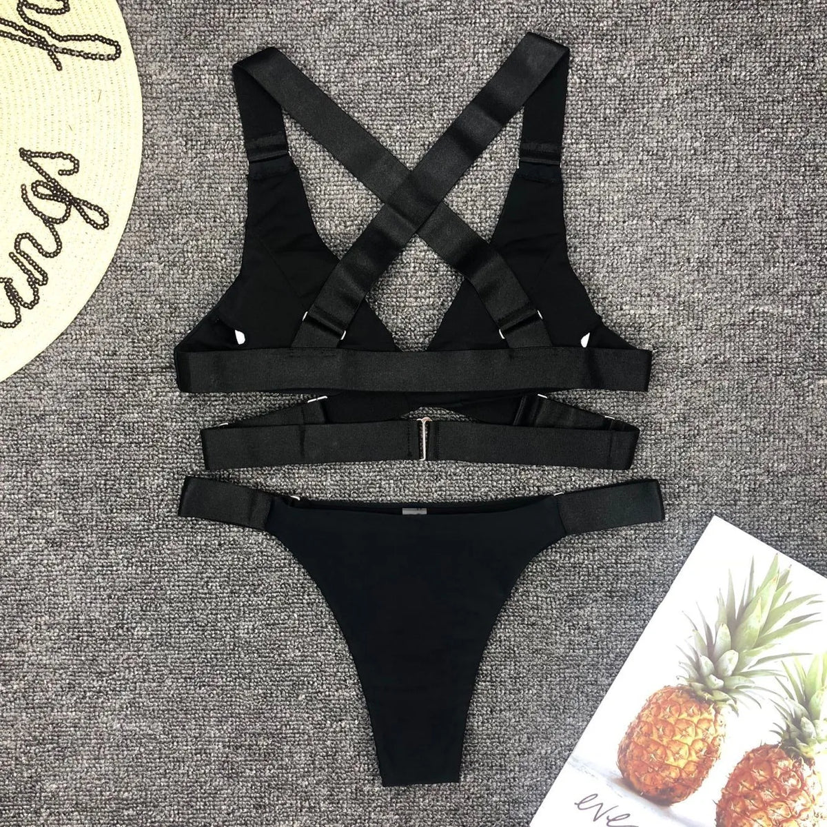 Sexy Adjustable Buckle Bandage Vevlet Bikini 2026 Women Swimsuit Female Bikinis Swimwear Two Pieces Bikini set Bathing Suit Swim
