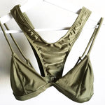 ZTVitality Swimwear Women Sexy Push Up Bikini 2019 Hot Sale Beach Padded Straps Triangle Thong Swimsuit Female Brazilian Biquini