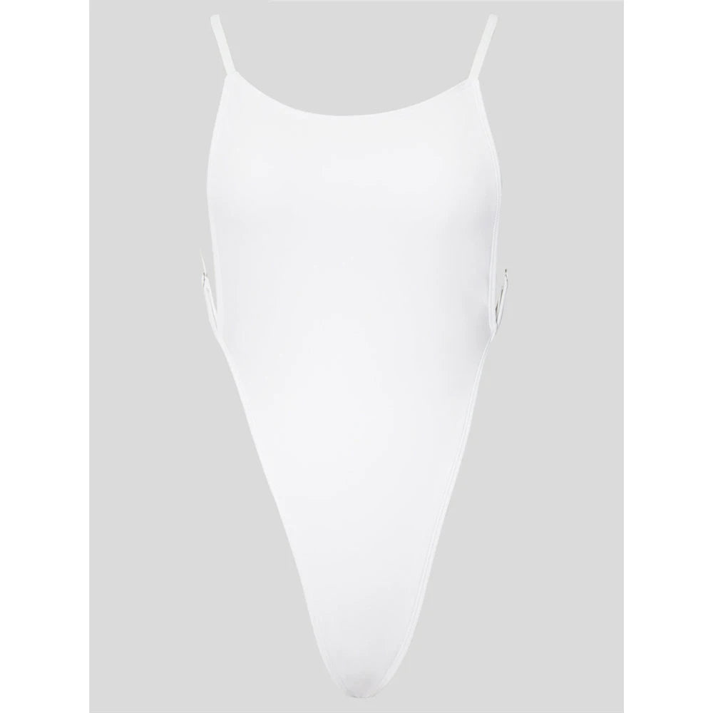 2025 Sexy Sparkling Shiny Women Swimwear One Piece Swimsuit Female High Cut Monokini Backless Bather Bathing Suit Swim Bodysuit