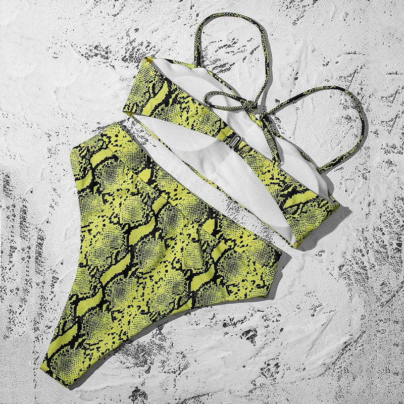 ZTVitality Sexy Bikinis Solid Push Up Bikini 2021 Hot Sale Padded Bra Straps High Waist Swimsuit Female Swimwear Women Biquini
