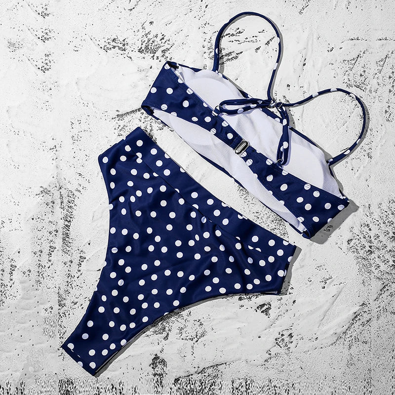 ZTVitality Sexy Bikinis Solid Push Up Bikini 2021 Hot Sale Padded Bra Straps High Waist Swimsuit Female Swimwear Women Biquini