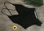 2026 V Neck Scrunch Butt Female Swimwear One Piece Swimsuit Women Backless Monokini Sexy High cut Bathing Suit Swim Bodysuit