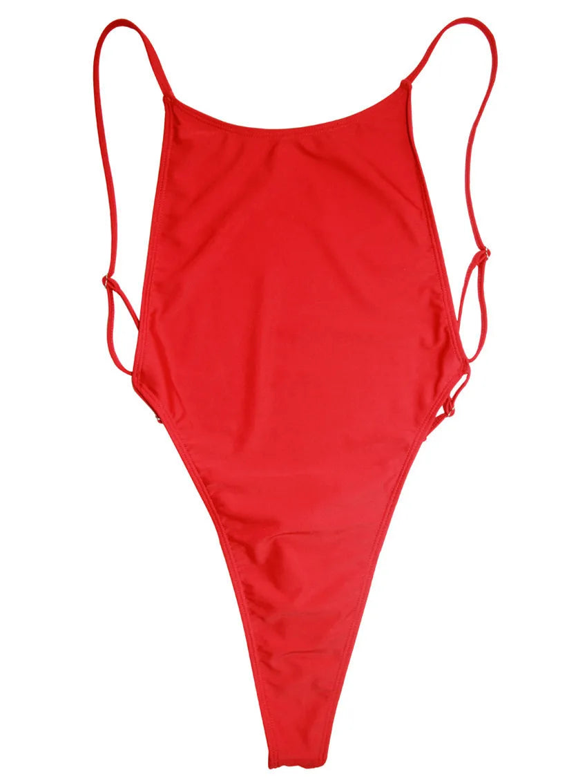 2025 Sexy Sparkling Shiny Women Swimwear One Piece Swimsuit Female High Cut Monokini Backless Bather Bathing Suit Swim Bodysuit