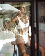 ZTVitality Sexy Bikini Solid Push Up 2019 Hot Sale Padded Bra Button Low Waist Thong Swimsuit Swimwear Women Biquini XL