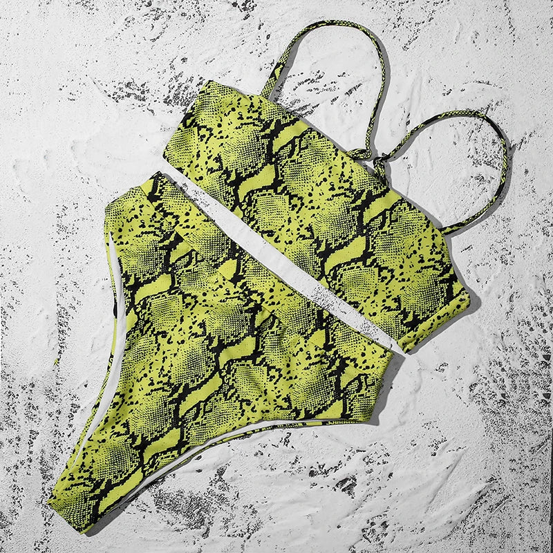 ZTVitality Sexy Bikinis Solid Push Up Bikini 2021 Hot Sale Padded Bra Straps High Waist Swimsuit Female Swimwear Women Biquini