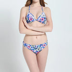ZTVitality Sexy Bikinis Push Up Bikini 2025 New Arrival Print Mesh Thong Swimsuit Backless String Swimwear Women Biquini S-XL