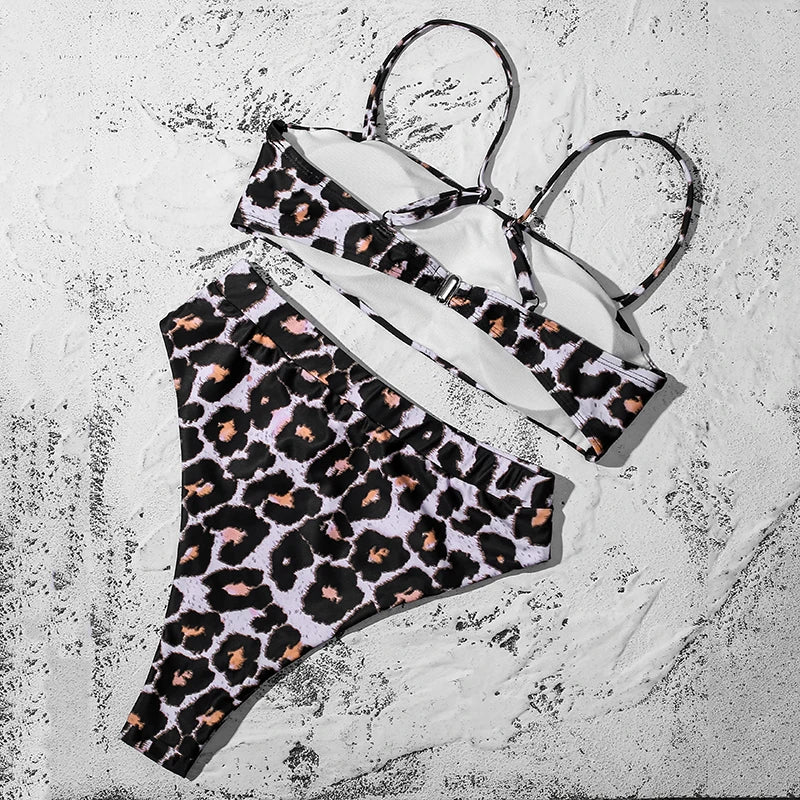 ZTVitality Sexy Bikinis Solid Push Up Bikini 2021 Hot Sale Padded Bra Straps High Waist Swimsuit Female Swimwear Women Biquini