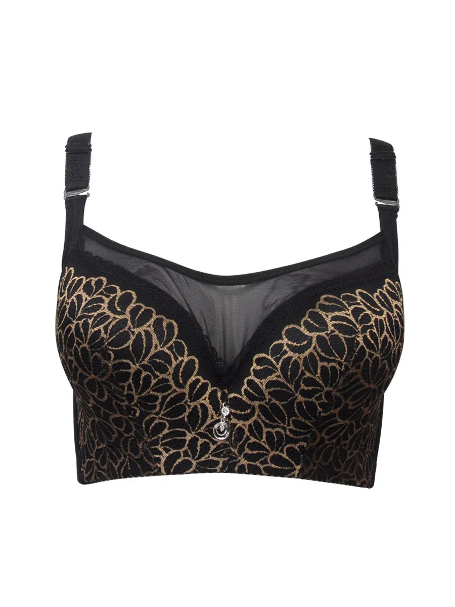 Women sexy lace bra big size Super Push Up bra anti emptied brassiere underwear Intimates lingerie 75 80 85 90 95 100 105 B C D