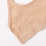Women Seamless Bra And Panties Set U-Back Bralette Top Comfort Breathable Briefs Ribbed Sexy Lingerie Sports Underwear Set