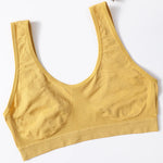 Women Seamless Tube Top Underwear Wireless Bra Low Back Sexy Lingerie Comfort Unlined Crop Top Sleeveless Solid Bra Tops