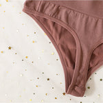 Seamless Women Lingerie Set Rib Bralette Sports Crop Top High Waist Briefs Panties Light Support Bra Sexy Underwear Set