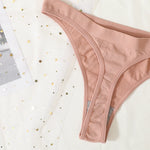 Women Seamless Bra And Panties Set Sexy Ribbed Bra Top Low Waist Thongs Wire-free Brassiere No Pads Comfort Intimates M-XL