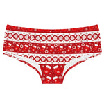 Christmas Theme Printing Women's Underwear Sexy Low-Waist Panties Temptation Wrap Buttocks Underpants Seamless Female Briefs