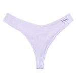 FINETOO Women's Cotton Panties Ladies Sexy V Waist Brazilian Underwear Female T-Back Briefs Panty M-XL Girls Intimates Lingerie