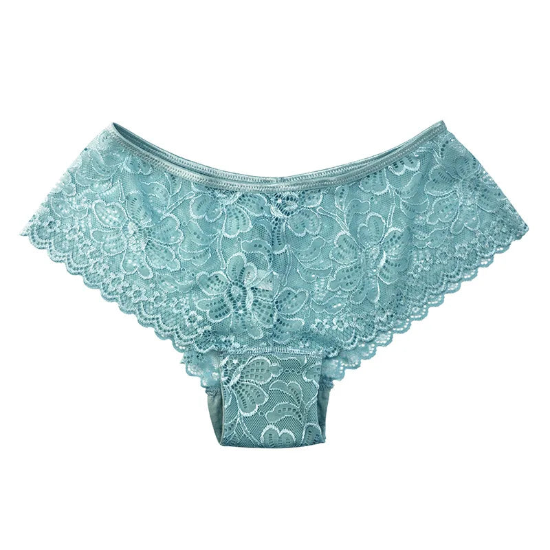 1PC Sexy Panties for Woman Sexy Underwear Breathable Lace Lingerie Female Briefs Comfy LacePantys Transparent Female Underpants