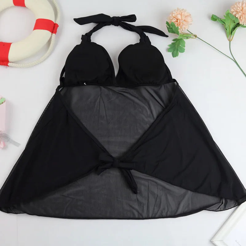 Tankini Swimwear Women 2025 Sexy Swimsuit Summer Bathing Suit Bikini Set Plus Size Women's Swimsuits Beach Wear Swimming Suit