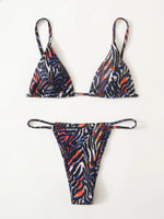 ZTVitality Zebra Print Push Up Bikini Sexy Bikinis 2021 New Arrival Padded Bra Low Waist Swimsuit Female Swimwear Women Biquini