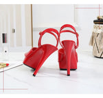 Womens High Heels Sandals 13cm Sexy Stripper Party Pumps Shoes Women Gladiator Platform Candy Color Sandals9j4r