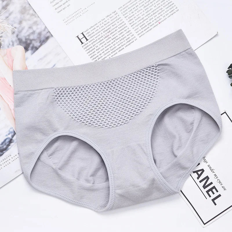 Plus Size Women Tummy Control Briefs Sexy Lingerie High Waist Underwear Female Soft Crotch Flexible Panties Comfort Intimates