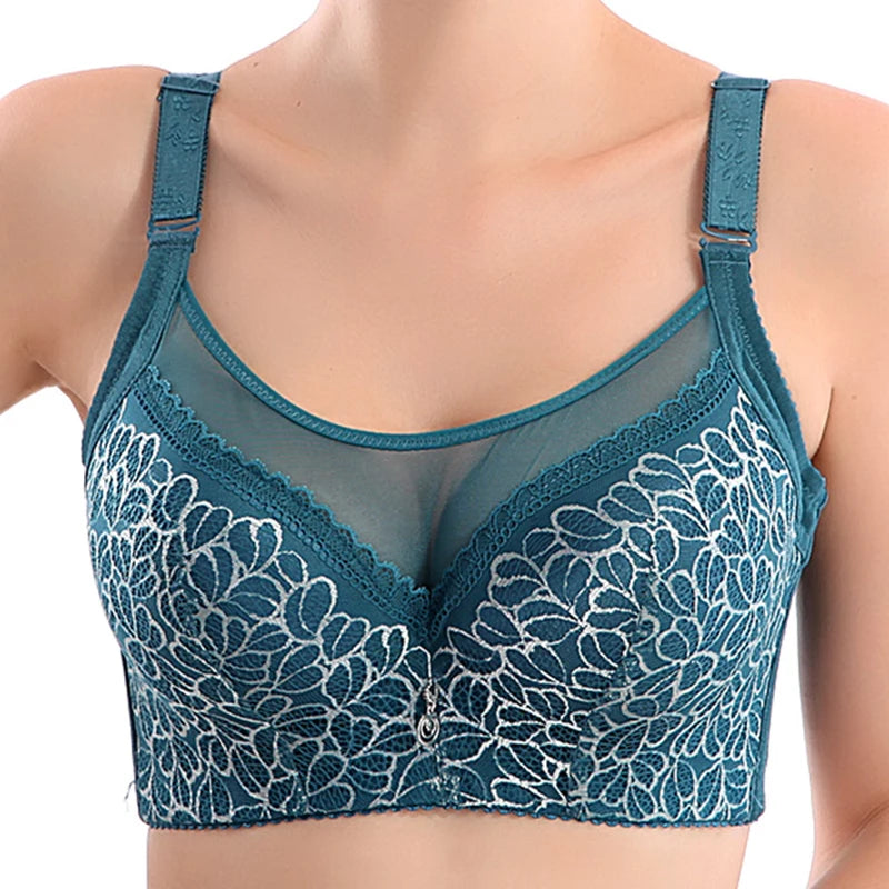 Women sexy lace bra big size Super Push Up bra anti emptied brassiere underwear Intimates lingerie 75 80 85 90 95 100 105 B C D