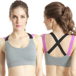 Women's Cross Back Sports Bra, Seamless Wireless Workout Top with Removable Pads for Yoga Running Gym