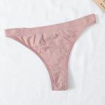 3Pcs/Set Women Brazilian Panties Low-Rise Thong Comfort T-back Underwear Sexy Lingerie High-Stretch G-string Multi Color M-XL