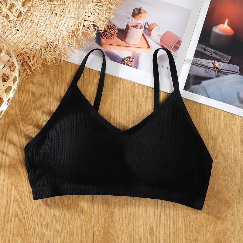 Non-wire Tube Bras For Women Seamless Underwear Sexy Lingerie U-Shape Low Back Bra Top Female Removable Pads Brassiere
