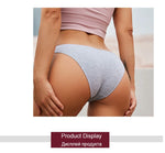 FINETOO M-2XL Cotton Panties for Women Sexy Low Waist Briefs Female Breathable Underwear Girl Intimates Lingerie Solid Color New