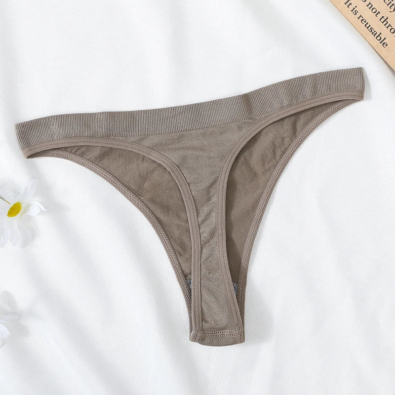 M-XL Women's Seamless G-string Thongs Female Sexy Underwear Low Waist Brazilian Panties Ladies M-XL Intimate Sexy Lingerie